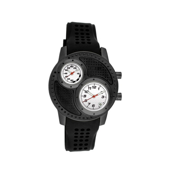 Equipe Octane Mens Two Dial Strap Watch w/ Date